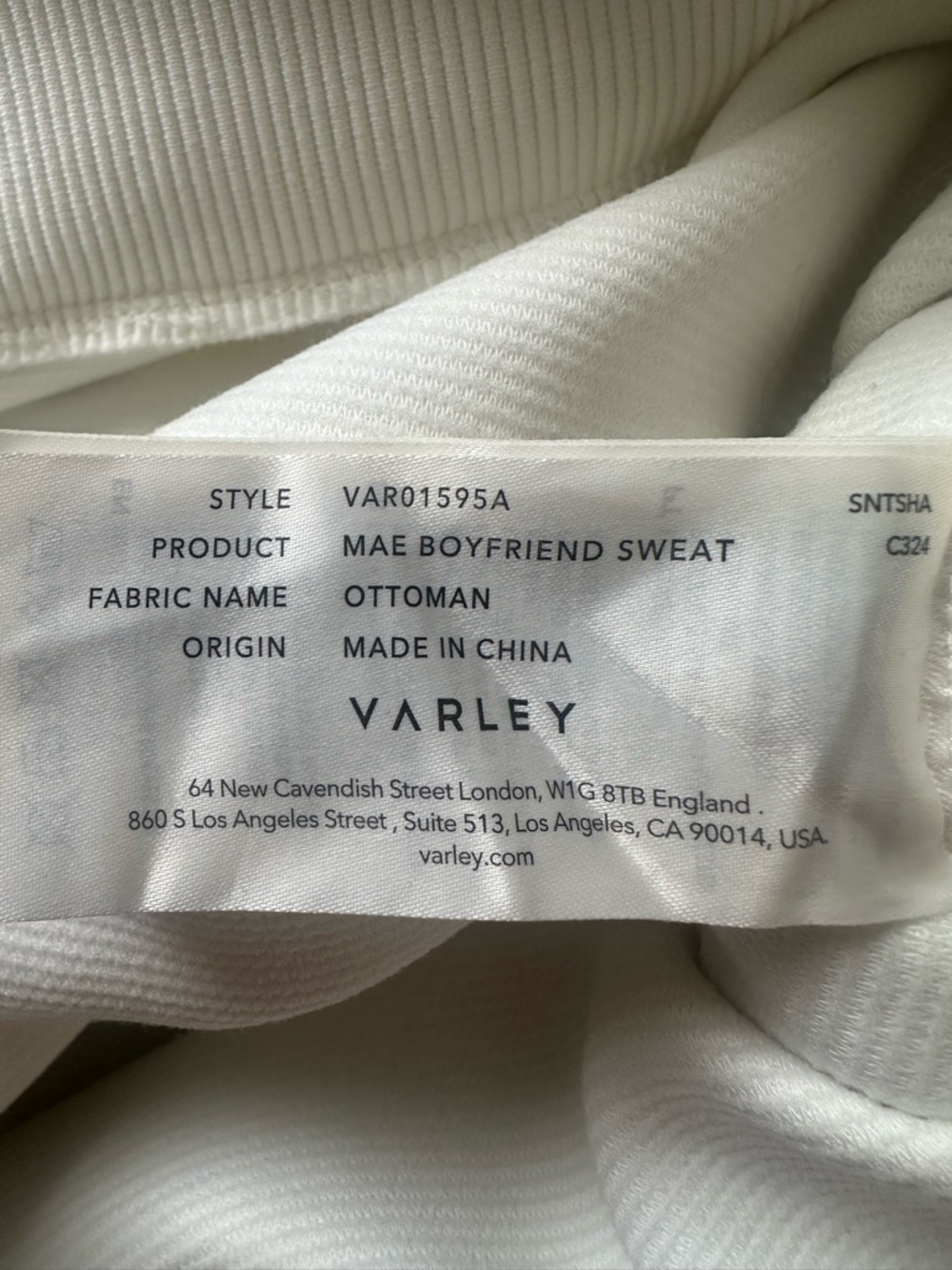 Varley Sweater Mae Boyfriend Sweat Pullover Oversized Longline Side Zip Sz 1X - Picture 11 of 15